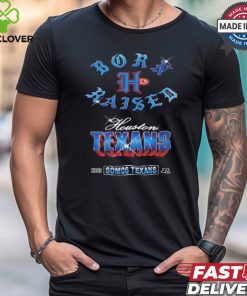 Houston Texans Born x Raised Black Chrome Rocker Shirt