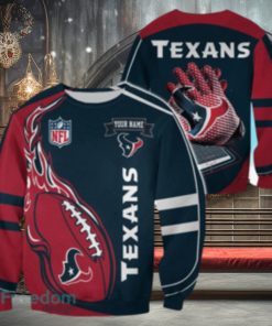 Houston Texans Custom Name Christmas Ugly Sweater Sweathoodie, sweater, longsleeve, shirt v-neck, t-shirt Sport For Fans