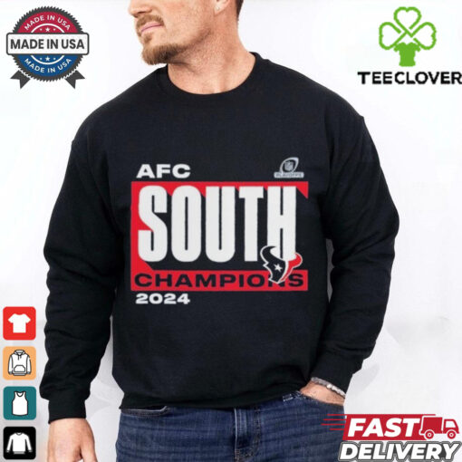 Houston Texans Fanatics 2024 AFC South Division Champions Conquer Shirt
