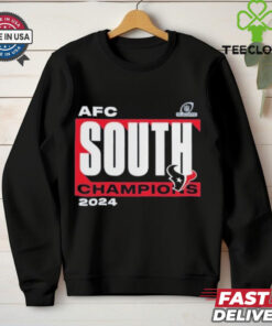 Houston Texans Fanatics 2024 AFC South Division Champions Conquer Shirt
