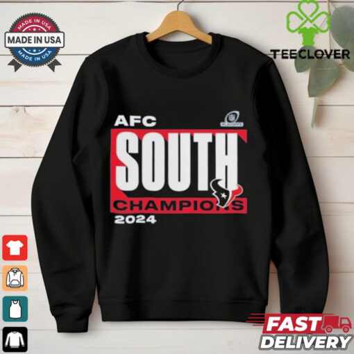 Houston Texans Fanatics 2024 AFC South Division Champions Conquer Shirt