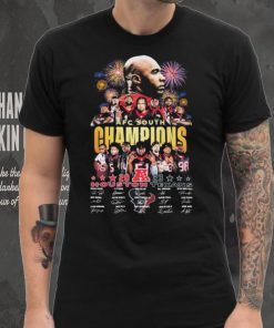 Houston Texans Football Team AFC South Champions 2023 Signatures Shirt