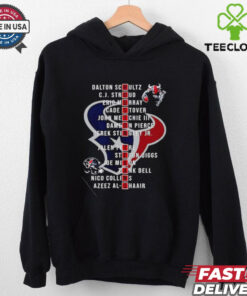 Houston Texans Football players name shirt