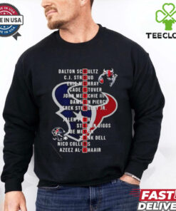 Houston Texans Football players name shirt