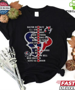 Houston Texans Football players name shirt