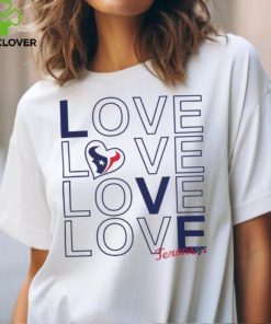 Houston Texans G III 4Her by Carl Banks Love Graphic T Shirt