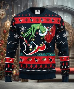 Houston Texans Grinch Christmas Ugly Sweater
