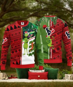 Houston Texans Grinch & Scooby Doo Christmas Ugly Sweater 1