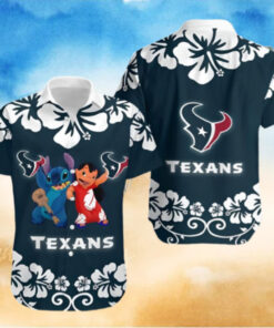 Houston Texans Hawaiian Shirt Stitch And Lilo