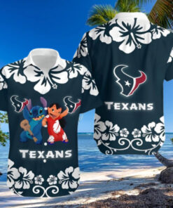 Houston Texans Hawaiian Shirt Stitch And Lilo