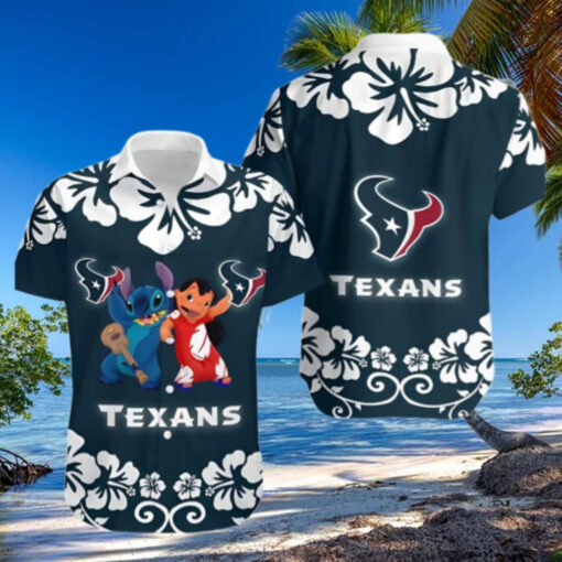 Houston Texans Hawaiian Shirt Stitch And Lilo