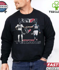 Houston Texans Legends Andre Johnson And J. J. Watt T Shirts