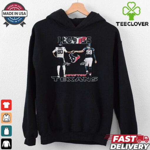 Houston Texans Legends Andre Johnson And J. J. Watt T Shirts