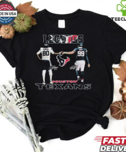Houston Texans Legends Andre Johnson And J. J. Watt T Shirts