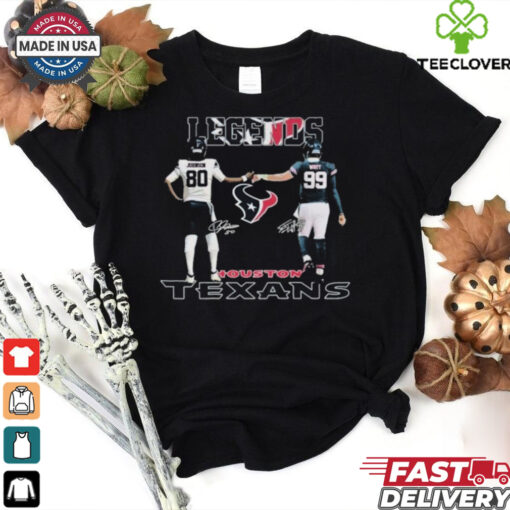 Houston Texans Legends Andre Johnson And J. J. Watt T Shirts