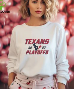 Houston Texans Logo 2023 NFL Playoffs Iconic Tee Gray shirt