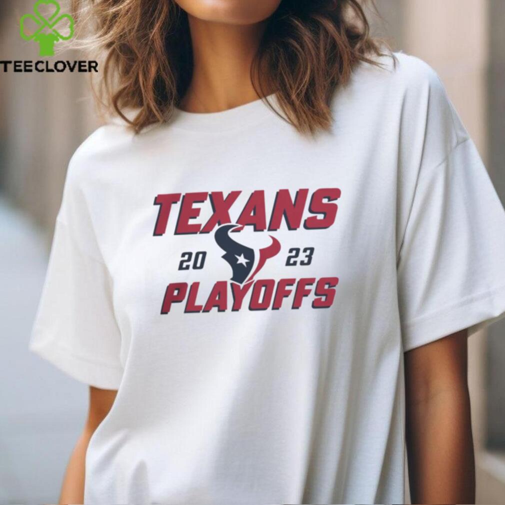 Houston Texans Logo 2023 NFL Playoffs Iconic Tee Gray shirt Houston Texans Logo 2023 NFL Playoffs Iconic Tee Gray shirt