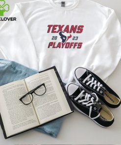 Houston Texans Logo 2023 NFL Playoffs Iconic Tee Gray shirt