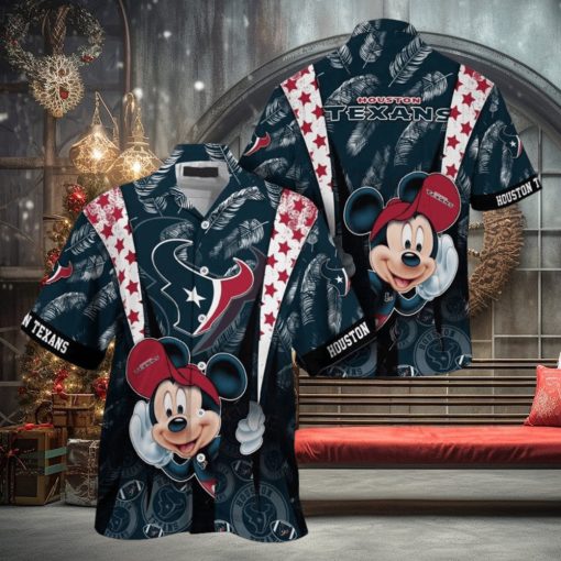 Houston Texans Mickey Mouse NFL Hawaiian Shirt