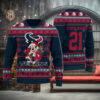 Atlanta Falcons Mickey Mouse Santa Ugly Christmas Sweater