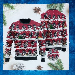 Houston Texans Mickey NFL American Football Ugly Christmas Sweater Sweatshirt Party