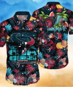 Houston Texans NFL Floral Full Printed Classic Hawaiian Shirt