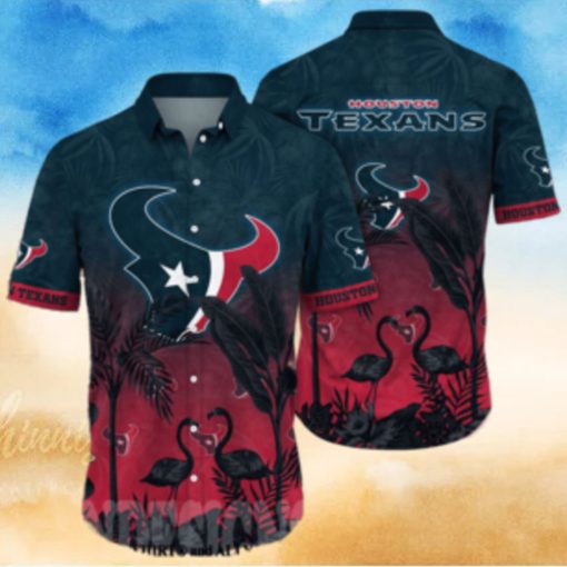 Houston Texans NFL Floral Summerl Full Printing Classic Hawaiian Shirt