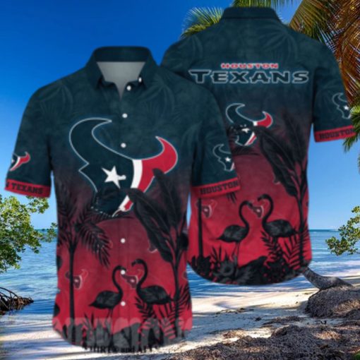 Houston Texans NFL Floral Summerl Full Printing Classic Hawaiian Shirt
