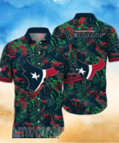 Houston Texans NFL Flower Full Printed Hawaiian Shirt