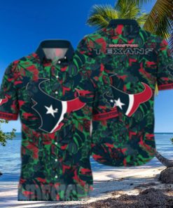 Houston Texans NFL Flower Full Printed Hawaiian Shirt