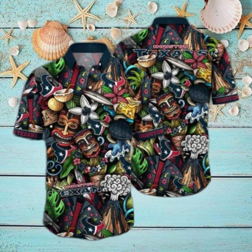 Houston Texans NFL Flower Hawaii Shirt And Tshirt For Fans
