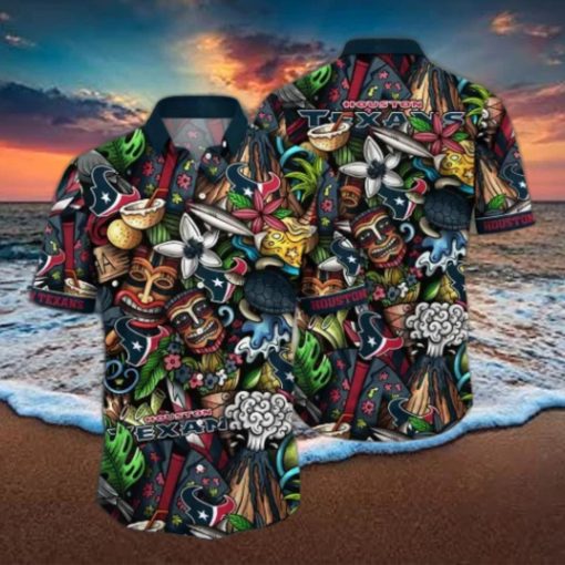 Houston Texans NFL Flower Hawaii Shirt And Tshirt For Fans