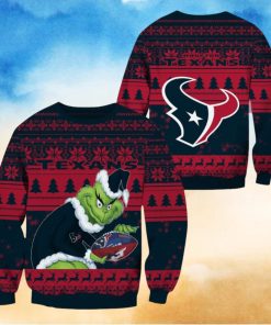 Houston Texans NFL Grinch Christmas Ugly Sweater Fans Gift Funny For Men And Women