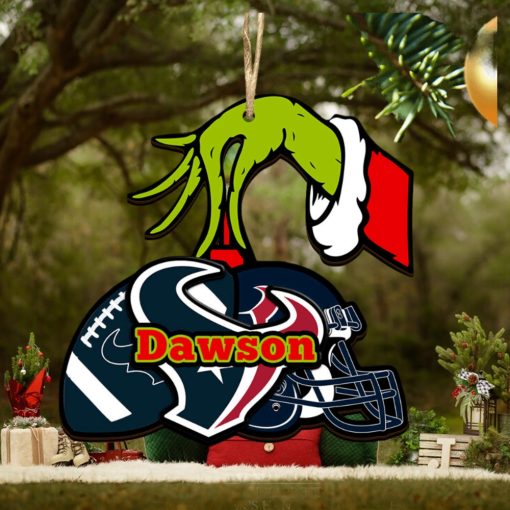 Houston Texans NFL Grinch Personalized Ornament SP121023109ID03