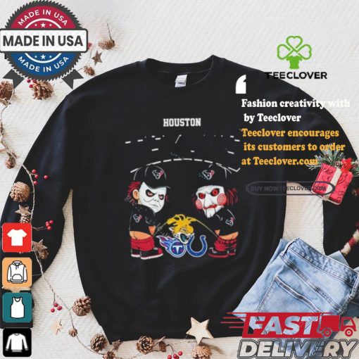 Houston Texans NFL Halloween Peeing Funny Shirt