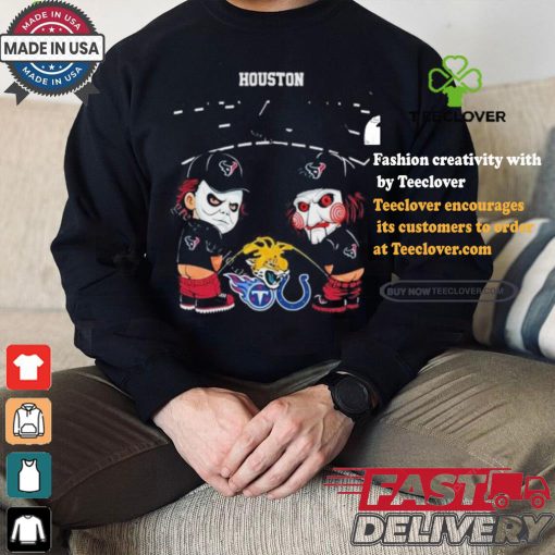 Houston Texans NFL Halloween Peeing Funny Shirt