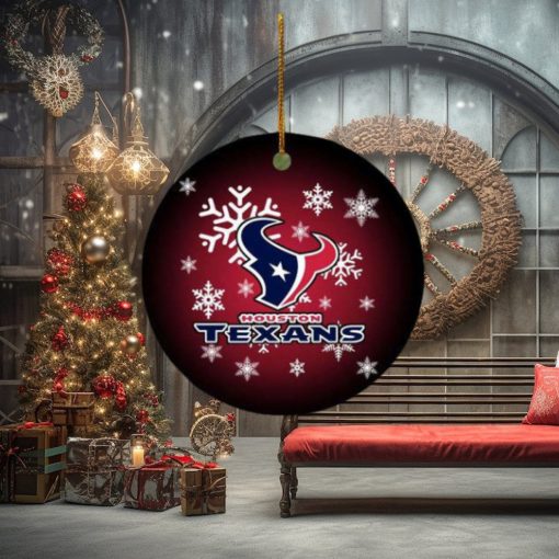 Houston Texans NFL Holiday 2023 Gifts Merry Christmas Tree Decorations Ornament