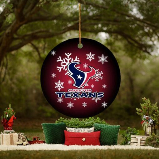 Houston Texans NFL Holiday 2023 Gifts Merry Christmas Tree Decorations Ornament