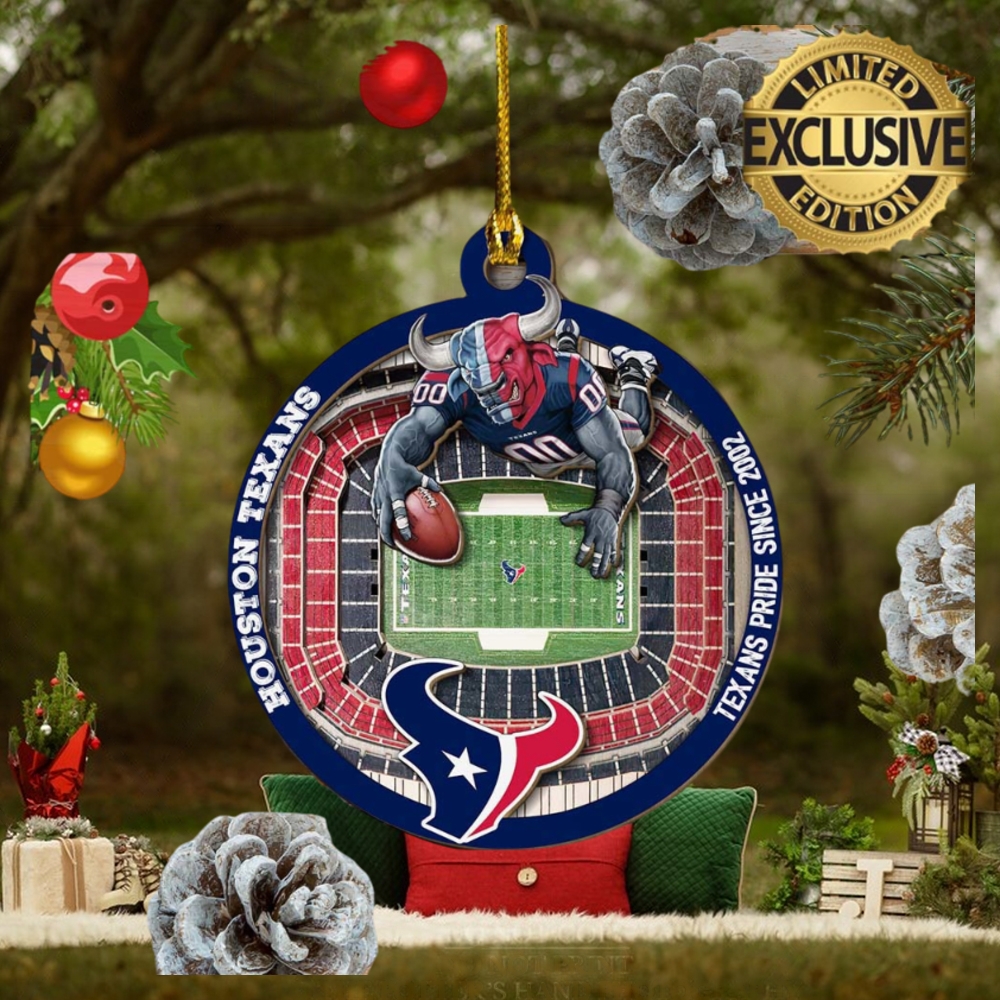 Houston Texans NFL Mascot Personalized Christmas Decorations Ornament 2023 Houston Texans NFL Mascot Personalized Christmas Decorations Ornament 2023