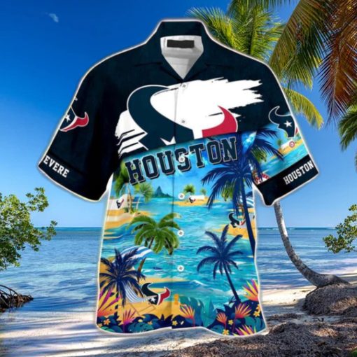 Houston Texans NFL Personalized Hawaiian Shirt Beach Shorts