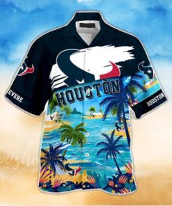 Houston Texans NFL Personalized Hawaiian Shirt Beach Shorts