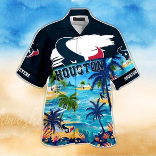 Houston Texans NFL Personalized Hawaiian Shirt Beach Shorts