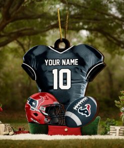 Houston Texans NFL Sport Ornament Custom Name And Number