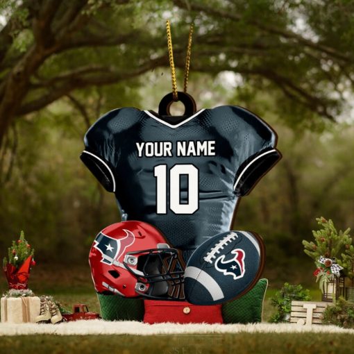 Houston Texans NFL Sport Ornament Custom Name And Number