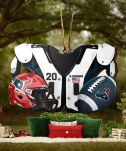 Houston Texans NFL Sport Ornament Custom Your Name And Number