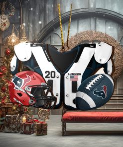 Houston Texans NFL Sport Ornament Custom Your Name And Number