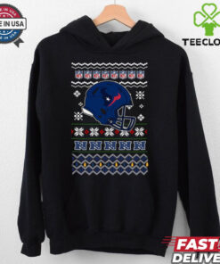Houston Texans NFL football Christmas helmet shirt