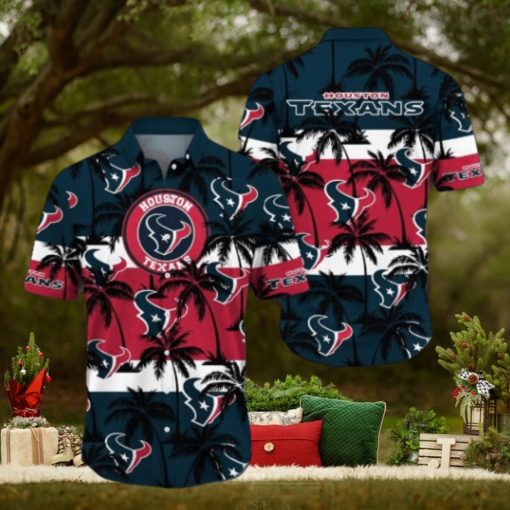 Houston Texans Palm Tree Pattern Hawaiian hoodie, sweater, longsleeve, shirt v-neck, t-shirt, Houston Texans Gifts