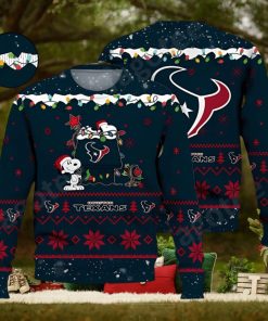 Houston Texans Snoopy NFL Ugly Christmas Sweater