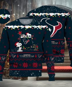 Houston Texans Snoopy NFL Ugly Christmas Sweater